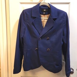 H&M Navy Blue Blazer. Size 10.